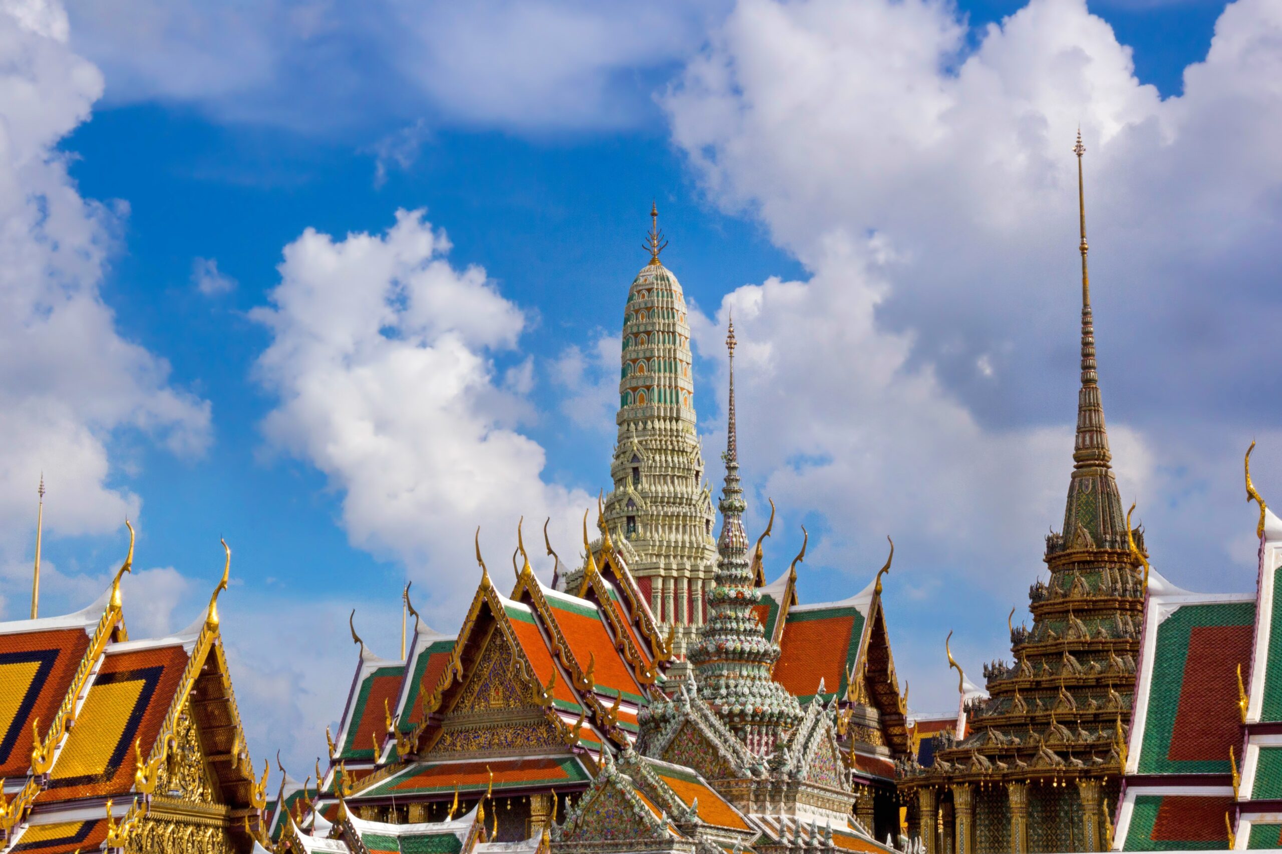 Temple buildings in Bangkok, Thailand